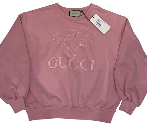 pink gucci sweatshirt tennis|hot pink gucci sweatshirt.